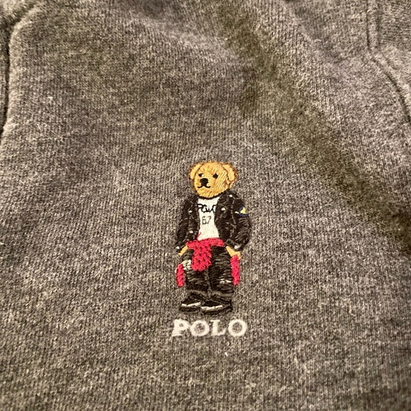 POLO Ralph Lauren Bear Zip up - Boys 6 - Picture 2 of 5